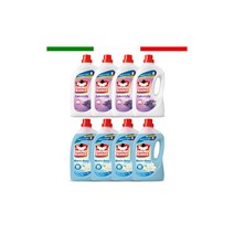 [오미노비앙코] ☆이태리직수입 세탁세제 2L 8통 (화이트머스크 4통 + 라벤더 4통), 상세 설명 참조