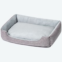 비스토어 강아지 애견 꿀잠 마약 방석 쿠션 대형 XL (64 X 44 X 15cm), 그레이
