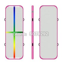 에어바운스 미니 에어 트랙 펌프 DWF 풍선 매트리스 13M 공기 바닥 트램펄린 가정용 체육관 매트 핫, 1x0.6x0.1m no pump, colorful pink