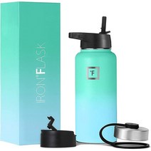 Iron Flask 스포츠 물병 32 Oz, Sky