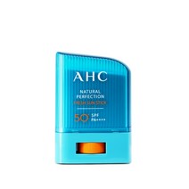 AHC 자연주의 퍼펙션 프레쉬 선스틱SPF50+ 끈적임없는 휴대용선스틱 지속성이뛰어난 자외선차단제 14g 1개