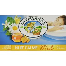 La Tisaniere French Tisane - 25 Counts (Nuit Calme (Tranquil night)) null, 1