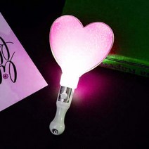 LED 야광 하트봉(핑크)