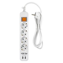 써지오 4구 USB 멀티탭 DH-2049U, 3m, 1개