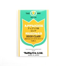 튤립 고급아플리케바늘 長, 1개