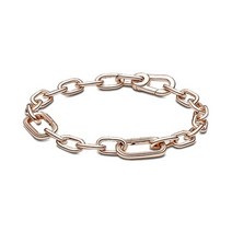 925 스털링 실버 겨울 Stil Mich Serie Armband Runde verliegelung Kette Frauen Mode Schmuck Geschenk, 03 18, 04 MB003