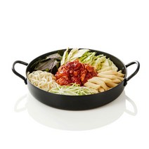 업소용 경질 캠핑 볶음 철판 전판 닭갈비팬-깊은형, 45cm, 1개