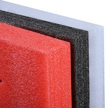 스티로폼 포장재 고밀도 압축스폰지 폼보드 발포 EPE, 20mm (1m x 1m 레드)