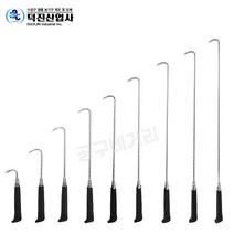 덕진 가마니갈퀴 갈고리 갈구리 생선 얼음 정육 짐 운반 맨홀 마대갈구리 갈쿠리 국산, 23cm