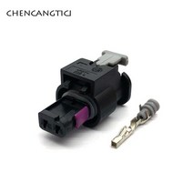 소켓 커넥터 1 세트 2 핀 tyco amp 자동 연료 인젝터 커넥터 vw audi 4f0973702 용 방수 충격 센서 플러그 0-2112986-1 1-1718643-1, 더 싸게 따라와, 50세트