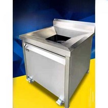 잔반처리 카트 테이블 이동식 수거함 업소용 잔반통, 상세 페이지 참고, 라운드 모델