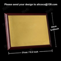 플래너 커스텀 양각 로고 나무 방패 트로피 밀리터리 수상 우드 플라크 공인 프랜차이즈 기념품 회사, [11] M Size