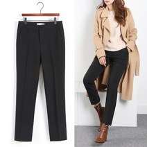 엠아이유 도톰한 모던엣지슬랙스 S~3XL 빅사이즈여성의류 겨울여자바지 정장바지 오피스룩