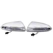 방향 지시등 백미러 2048200721 2048200821 Mercedes C63 W204용, 170x95mm, 은, 플라스틱, 1개