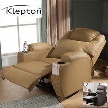 1인용 리클라이너 소파 전동 클렙튼 K32M, 전동 K05M 그레이