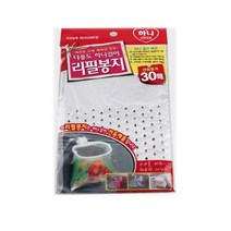 씽크대 다용도 걸이-리필봉지 30매입 싱크대 음식물 쓰레기 탈수기, 1