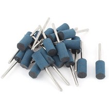 일본직발송 10. uxcell 추지석 연마 라우터 마운트포인트 고무숫돌 10mm x 3mm 실린더 헤드 블루 러버 연, One Size_One Color, One Size_One Color, 상세 설명 참조0