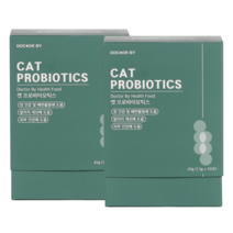 닥터바이 캣 프로바이오틱스 고양이 유산균 설사 변비 면역력 피부 장 영양제, 2세트