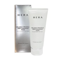 헤라 멜라솔브 프로그램 딥 클렌징 폼 200ml 피지 묵은 각질 제거 브라이트닝 미백케어, 1개