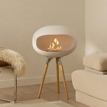 홈즈 가정용 바이오 에탄올난로 불멍 캠핑 집들이선물 스탠드돔형 2colors, 선택없음, 선택없음, 블랙