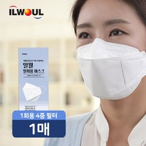 일월 4중 필터 일회용 마스크 1매, 단품