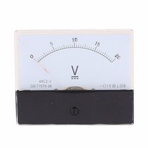 전압계 포인터 DC 히드 0-100V 300V500V 아날로그 패널 볼트 게이지 44C2, 01 DC0-5V