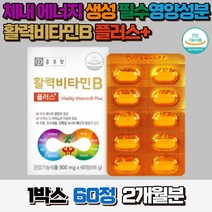 종근당 활력 비타민b 플러스 청소년 수험생 여성 남자 비타민 영양제, 1개, 60정