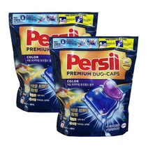 퍼실 프리미엄 듀오캡스 캡슐세제 컬러 32개입 2팩