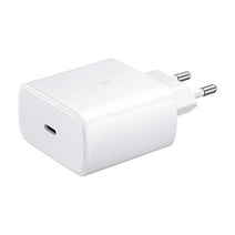 고속 무선충전기 45W 원래 USB-C 슈퍼 적응 빠른 충전 충전기 EP-TA845 삼성 호환 갤럭시 S22 S21 플러스 울트라 노트 10 20 5A 케이블, [03] Only White EU