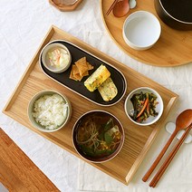 가연 도자기 1인 혼밥 그릇세트 한식 홈 세트, C-1. 한식 M-혼합색상