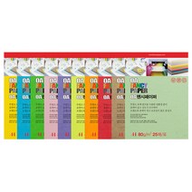 두성 OA 팬시 페이퍼 사무용 친환경 색지 색 복사용지 A4 80g 25매, P55/연옥색
