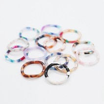 동대문153 [동대문 악세사리 재료 부자재] 셀룰로이드 물결 반지