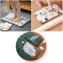 빨아쓰는 규조토 발매트 세척 구조토 발매트 터프팅 러그