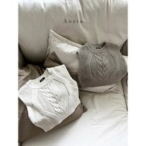 [Aosta] 트위드니트베스트 KIDS/ 아동등원복/ 남매룩/ 등하원옷/데일리코디/가을/겨울/아오스타