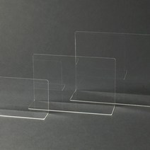 L자 아크릴 투명 진열대 피규어 건담 레고 매장 인형, 기본