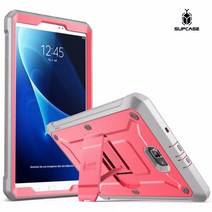 Supcase 갤럭시탭A 10.1 호환 케이스 태블릿 스탠드 보호커버 SM-T580 SM-T585, 핑크