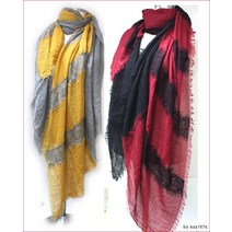 투톤고급스카프.머플러 동대문.남대문에서 5개 세트