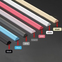 샤워부스물막이 욕실 보유 물 배리어 스트립 고무 실리콘 샤워 워터 스톱퍼 주방 건식 및 습식 분리 씰, 02 100cm