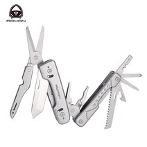 ROXON-S802 팬텀 멀티 툴 플라이어 및 가위 교체 가능한 나이프 와이어 커터 포함 혁신적인 새로운 2020, 01 Grey