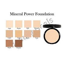 Beauty Deals 미네랄 파우더 파운데이션 빌드 가능한 커버리지 자연스러운 마감 스폰지 포함 (모래), Cream
