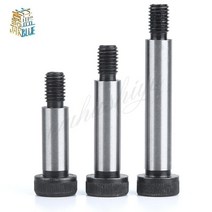 M5 M6 M8 M10 직경 = 6 8 10 12mm 등급 12.9 강철 육각 육각 소켓 캡 헤드 숄더 롤러 베어링 나사 볼트 고, 09 55mm, 01 M10 shoulder dia12mm