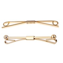GHSHOP 2pcs 세련된 셔츠 바 핀 브로치