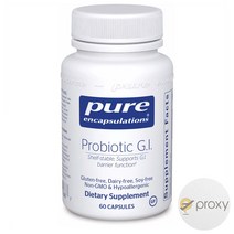 Pure Encapsulations 퓨어인캡슐레이션 프로바이오틱 지아이 Probiotic G.I. 60정