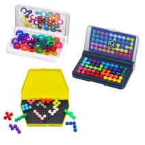 두뇌개발 구슬 퍼즐 놀이 보드게임 어르신 치매예방, 선택3-아이큐퍼즐