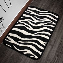 극세사 지브라 발매트 (60x40), 브라운[60x40]