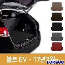 ForU364 자동차 카매트 차량용 트렁크 바닥 코일 매트 볼트 차박 전차종 차박매트, 다크브라운