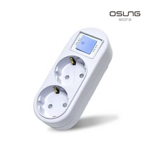 오성 과부하 과전류 자동차단 LED 일자형 어댑터 절전