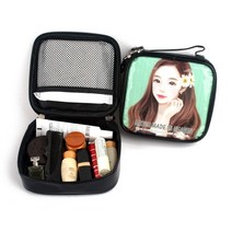 에나멜 소녀 일러스트 파우치 중형 -1226hy