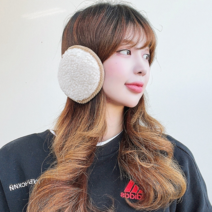 VANANA2 국내생산 남녀공용 와이어 뽀글이 양털 방한 털귀마개