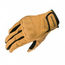 코미네 GK-257 산양 가죽 펀칭 프로텍터 글러브 바이크 장갑, 카멜